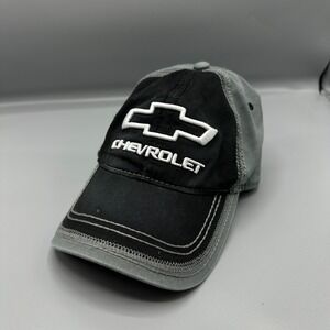 Chevrolet GM Official Licensed Hat Black Grey Bowtie Adjustable Baseball Cap
